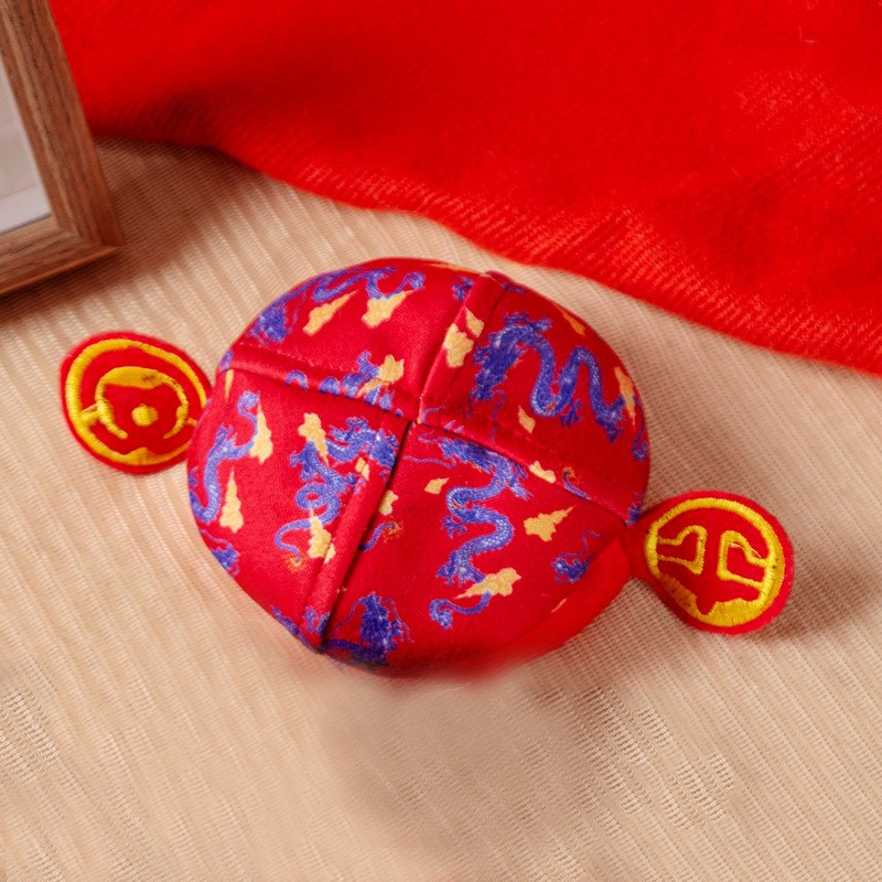 新年复古带帽新年卫衣外出可牵引款加厚两脚高领宠物狗狗衣服