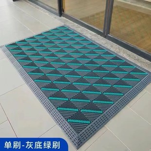 家用入户门地垫进门门口塑料防滑垫门外拼接地毯室外防水镂空脚垫