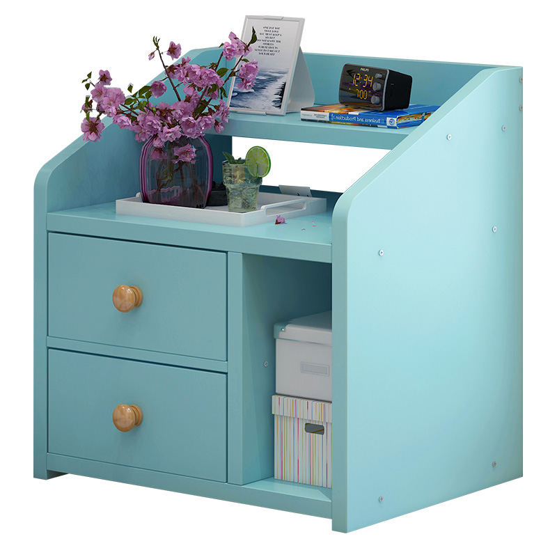 长33 38 43厘米宽30CM木质C床头柜卧室置物架床边迷你小储物柜桌