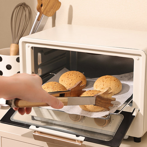 夹子厨房食品夹高档实木煎牛排专用夹面包家用食物防烫夹烧烤肉夹