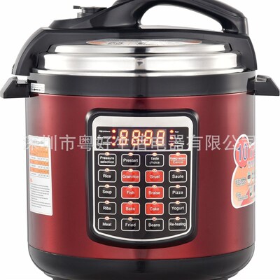 电压力锅英文Electric Pressure cooker 跨境6升8升12升欧规英规