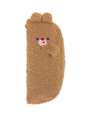 bentoy啵啵毛绒笔袋动v物造型笔袋少女收纳袋学生学习文具收纳包