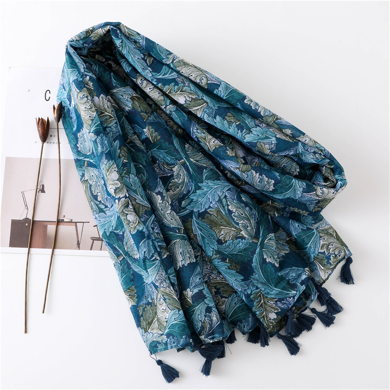 速发New Ethnic Cashew Nut Printing Cotton and Hemp Tassel Ar