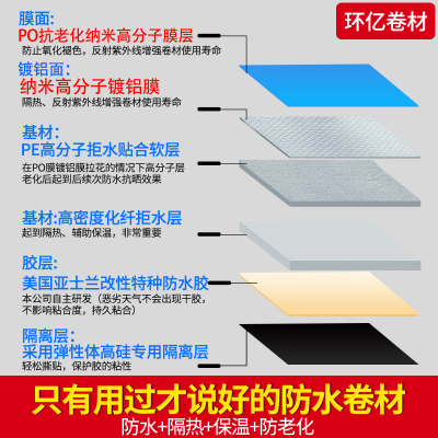 自粘防水卷材房顶屋顶防水补漏材料彩钢瓦厂房石棉瓦铁皮房防水贴