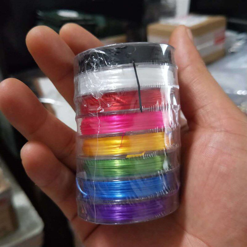 八色混装弹力线手串水晶穿珠绳超耐磨串手链的绳子穿y珠子珠串皮