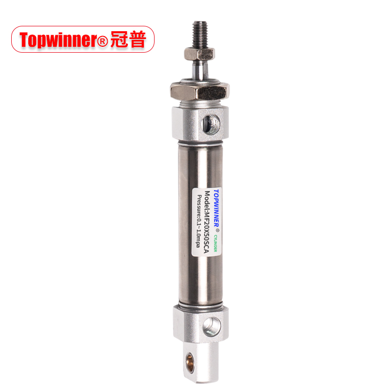 不锈钢迷你气缸MF20/25/32/40X10X15X30X50X60X75X80SCA摆尾气缸