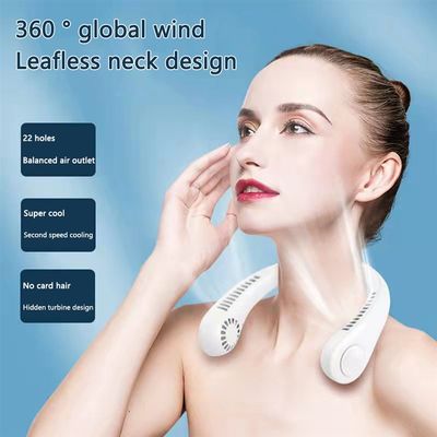 速发Portable Hanging Neck Fan Mini Electric Wireless Fan USB