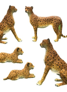 户外庭院景观玻璃钢仿真豹子动物雕塑动物园公园金钱豹落地大摆件