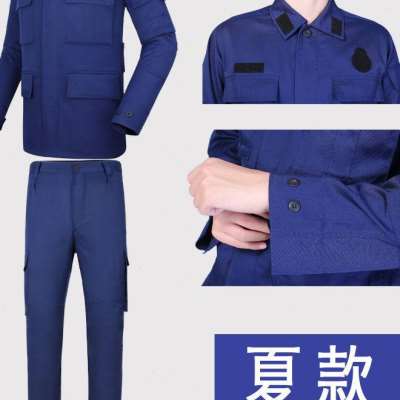 新款消冬季长袖防体能训练x服套装 夏季蓝色速干运动作男训服
