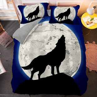 Animal Pattern Cover Wolf Duvet Bedding Fashion 推荐 Sets Set