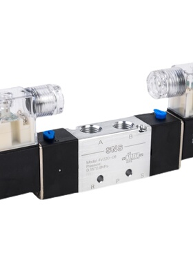 sns神驰4V210-08电磁阀气动控制阀二位五通4V310/410-10/24V/220V