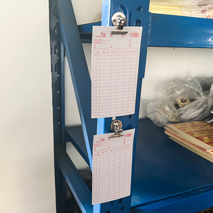 12个装 磁性夹子仓库磁性夹物料卡不锈钢小夹子长尾夹铁夹子金属磁