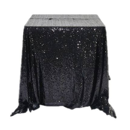 速发Glitter Sequin Table Cloth Rectangular Table Cover Rose