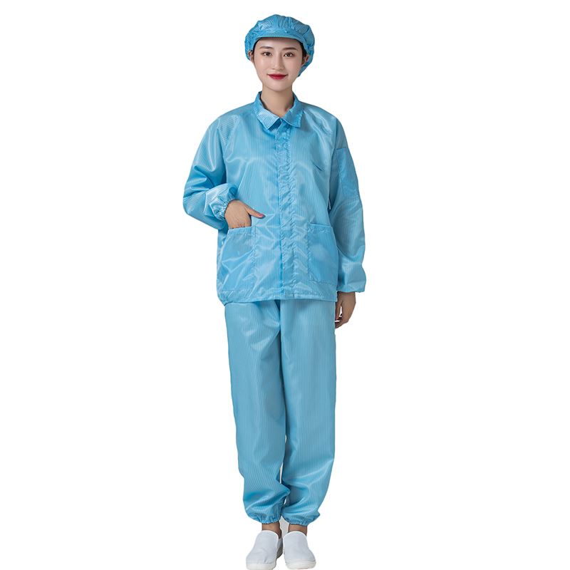 现货防护服分体 立领防尘防静电工作服车间喷漆洁净服分体式无尘