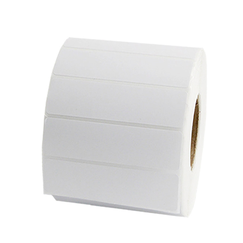 铜版纸不干胶100*30横版35单排条码标签纸碳带打印贴纸10*3 3.5cm