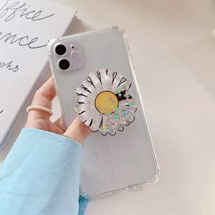 Universal Cute Cartoon Bear Quicksand Foldable Mobile Phone