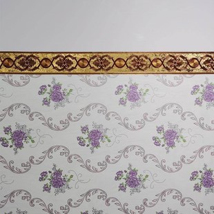 墙围pvc可擦洗水暖炕围纸墙纸农村大炕墙围子壁纸自粘卧室火炕床