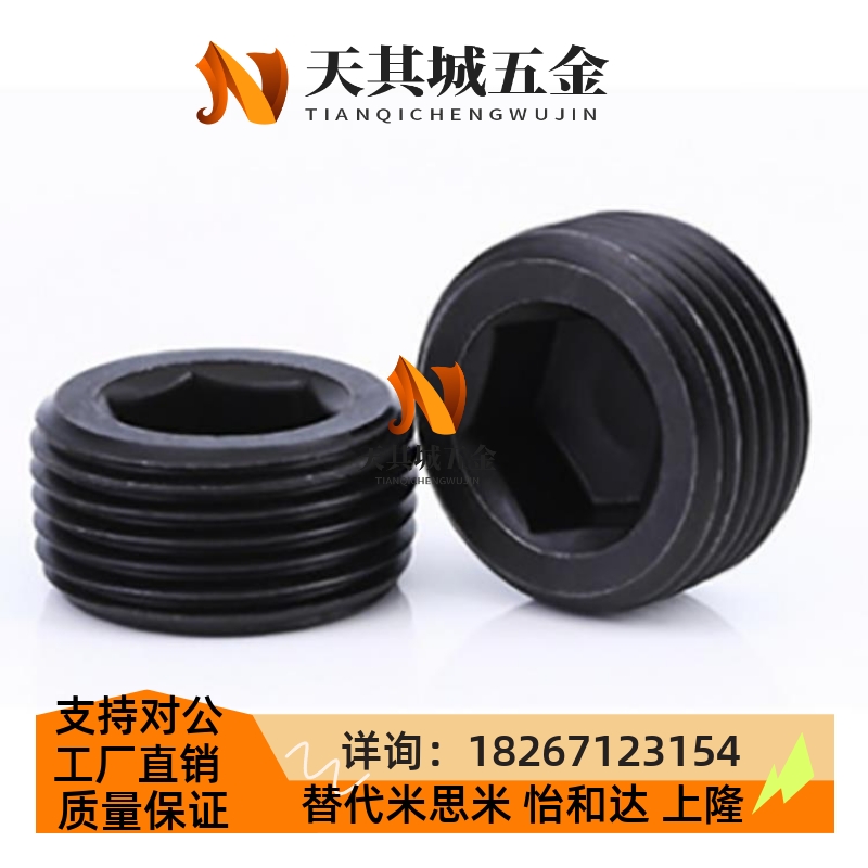 MSW2.5/3/4/5/6/8/10/12/14 -M33内六角喉塞 堵头 闷头 止动螺塞