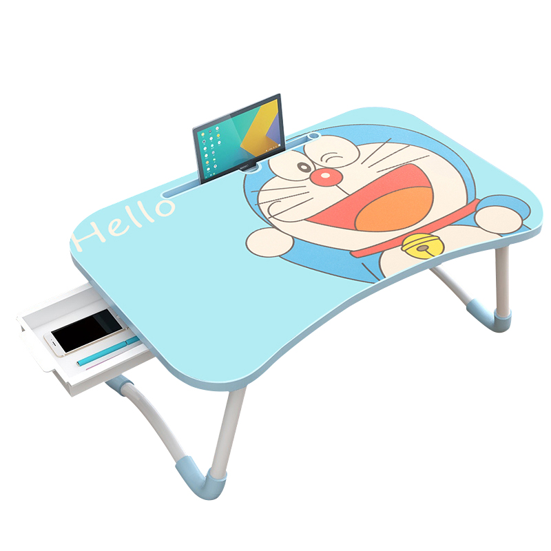 床上小桌子卡通折叠桌少女心可爱小桌板学生宿舍上V铺书桌电脑支