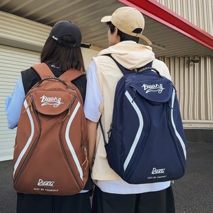 大容量运动训练羽毛球包网球双肩背包男款大学生旅行通勤包书包女