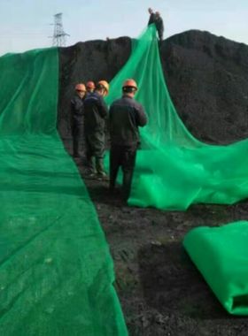 盖土网遮荫网工地j公路防尘网2针3针绿色防尘网 绿化网盖土盖沙网