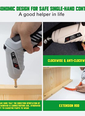 Mini Electric Screwdriver Cordless Power Screwdriver Handy R