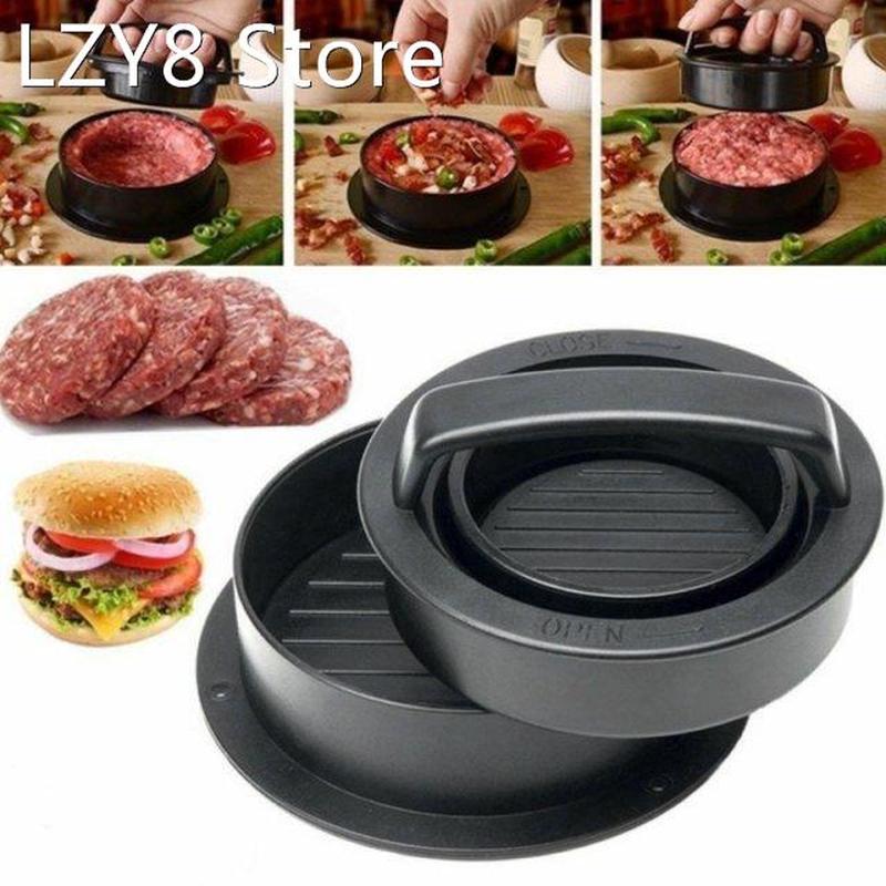 极速Hamburger Press Patties Maker Non Stick Kitchen Barbecue