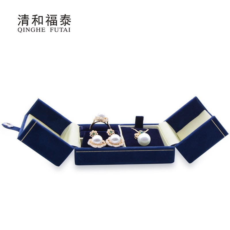 八角饰品收纳项链礼品包装盒 y欧美礼品耳钉项链珠宝盒 烫金项链