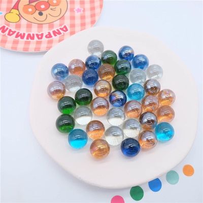 推荐Nostalgic toy marbles colored transparent 16-7glass bead