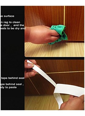 Door Bottom Sealing Silicone Draft Stopper Adhesive Threshol