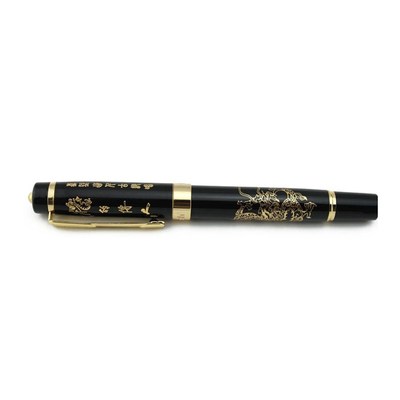 LUOSHI Ballpoint pen 818 with the Chinese Dragon pattern pen