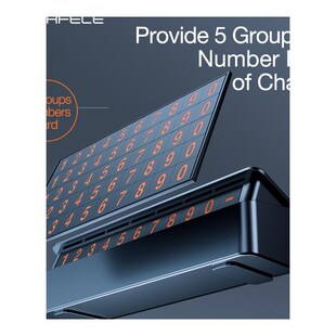 Card Number Car Parking Hide Phone Magnetic Temporary Holder