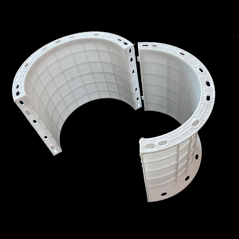 水泥光伏墩模具混凝土太阳能发电预埋件避雷墩圆形基座塑料模板