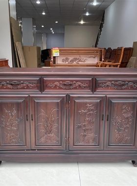 红木茶水柜中美洲酸枝餐边柜备餐柜餐厅柜厨房客厅多用柜实木