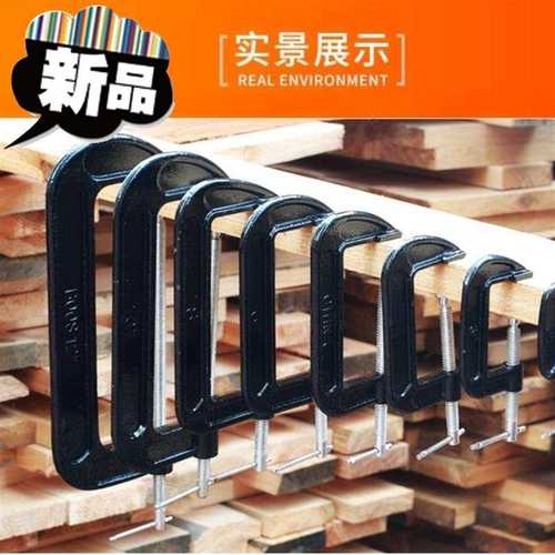 加厚f夹焊接台模具手工丝杆五金件家用卡具钳夹小型u型夹具木工g