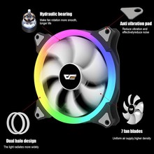 推荐darkFlash CS140 PC Case RGB Fan 140mm ARA SYNC 5V/3pin C