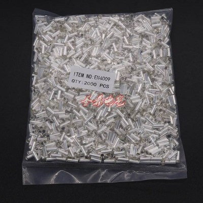 EN4009管形裸端子 针形冷压接线端子 管式插针 T黄铜裸铜管铜接头