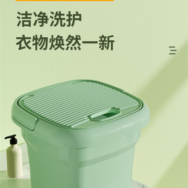 折叠洗衣机小型桶式便携全半自动洗内衣内裤袜子婴W儿衣物脱水一