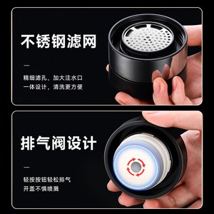 趣家双层玻璃杯泡茶杯耐高温杯子茶水分离杯高硼硅大容量保温杯