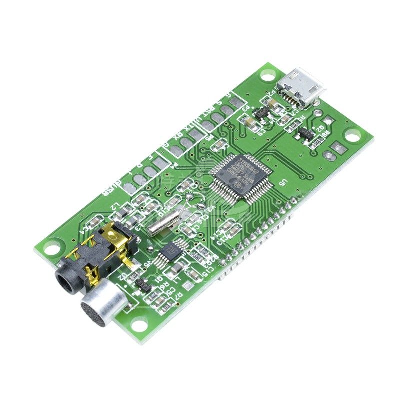 fm发射模块数字调频立体声发射模块 无线发射器板 话筒麦克模块