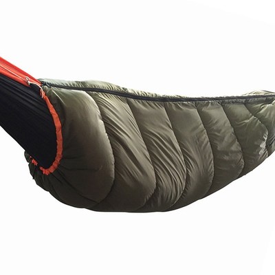 NEW-Outdoor Warm Hammock Sleeping Bag nderquilt Warmer Windp