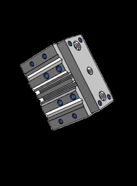 米思米带导杆气缸MGCLF12/16/20/25/32/50-10/20/30/40/50/75/100