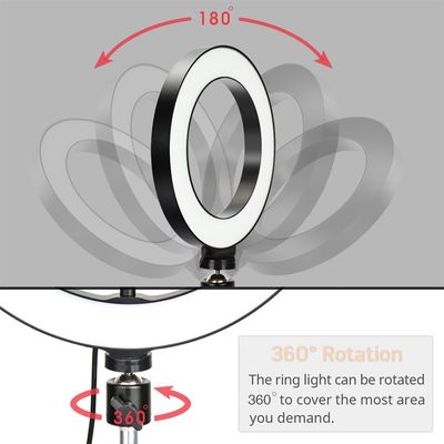 推荐LED Ring Light Photography Lighting Selfie Lamp USB Dimm