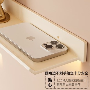 墙上置物架一字板分层隔板墙壁挂式餐厅装饰品小摆件的墙面收纳架