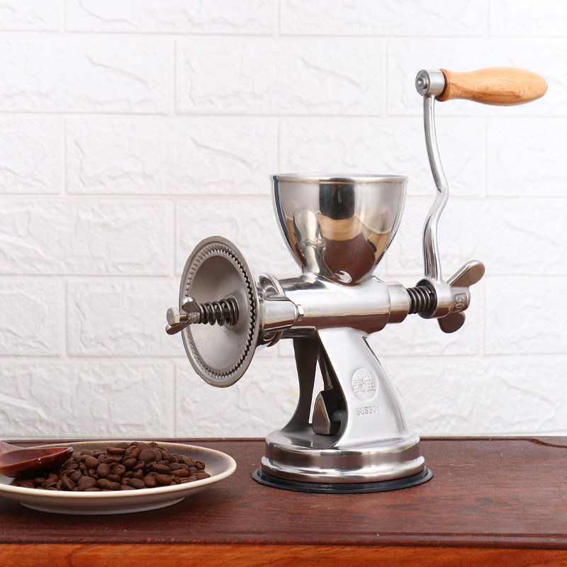 手摇磨豆机咖啡豆手动研磨机304磨豆机不锈钢磨芯磨豆器手磨咖啡