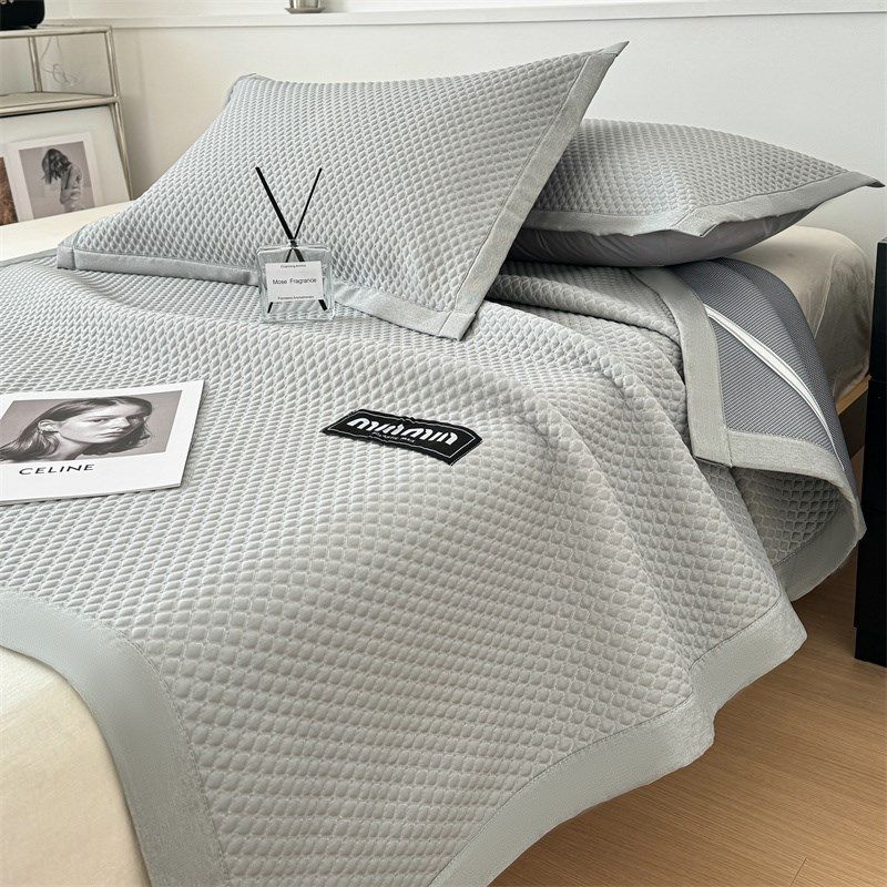 A类冰丝凉席三件套可机洗水洗2025新款夏天冰豆豆床笠软席子,床上用品,冰丝席,淘宝优惠券,粉丝福利购,淘宝优惠卷