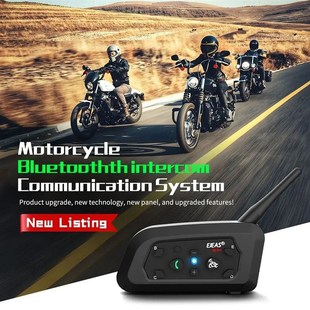 V6 PRO+ Bluetooth Motorcycle Helmet Intercom Headset w