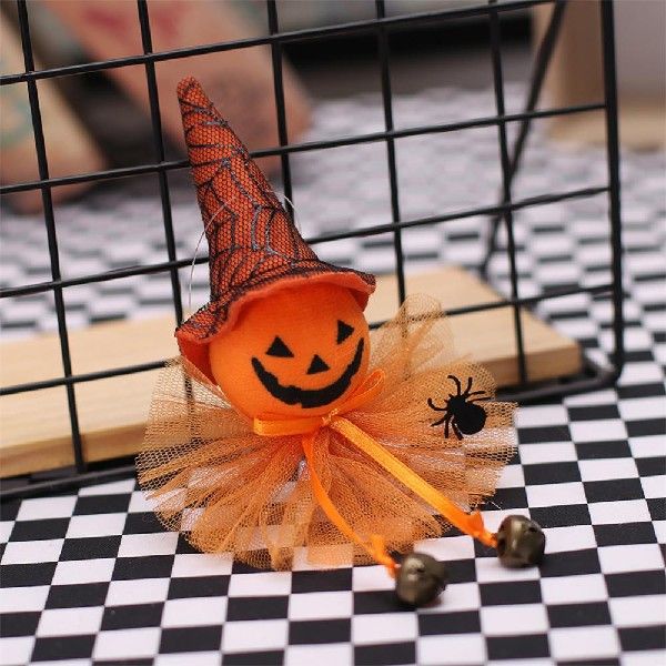 推荐Halloween Cloth Hanging Ornament Mini Cute Doll Pumpkin 3C数码配件 手机防尘塞 原图主图