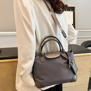 帆布大包包女包2024新款高级感大容量通勤斜挎包学生单肩手提包