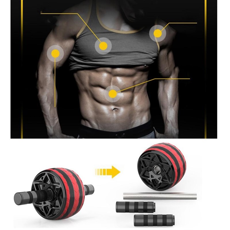 1 Set Functional Ab Roller Pull Rope Abdominal Belly Muscle